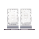 Sim Tray (ulozak za karticu) za Samsung S22 Ultra crni DUAL - E3686