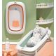 ECO TOYS Sklopiva kadica za kupanje bebe sa odovodom, narandžasta - HA-B31 ORANGE