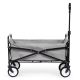 MULTIGARDEN Sklopiva kolica za plažu 48x90cm, siva - TC-005 GREY