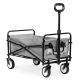 MULTIGARDEN Sklopiva kolica za plažu 48x90cm, siva - TC-005 GREY