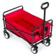 MULTIGARDEN Sklopiva kolica za plažu 48x90cm, crvena - TC-005 RED
