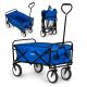 MODERNHOME Sklopiva kolica za plažu 70kg, plava - WOZ3556