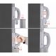 MODERNHOME Sklopivi paravan za dvorište 3x2m, antracit - AW-011A AN 3X2