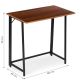 MODERNHOME Sklopivi sto za kompijuter 80x45 cm laptop table dark wood - EP2828286