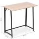MODERNHOME Sklopivi sto za kompijuter 80x45 cm laptop table natur - EP2828289