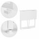 MODERNHOME Sklopivi sto za kompijuter 80x45 cm laptop table white - EP2828283