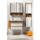 CERAMICA LUX Tara Hrast vertikala 35x140 konzolna korpa - 300296