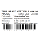 CERAMICA LUX Tara Hrast vertikala 40x190 polica - 300299
