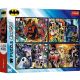 TREFL Puzzle Betmen u akciji - 4x250 delova - 103460-T13310