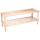 ALPINA Drveni stalak za obuću sa 2 nivoa 74 × 26 × 29,5 cm - EP3151068