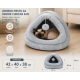 PET COMFORT Krevet za mačke sa visećom lopticom Sivi 42 × 40 × 38 cm - EP3174572