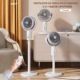 Homemates F1 ventilator bežični sa baterijom i upravljačem (punjivi) na 3 nivoa - EP3004226