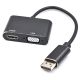KETTZ Konvertor DP na HDMI/VGA 1080p DP2HV-K1 - 105-67