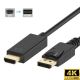 Adapter Displayport na HDMI kabl 1.8M DP2H-K1.8M/4K30 - 55-086
