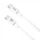 XO Kabl NB-Q190A Type-C na Type-C 60W, 1m, bela - XO0199