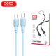 XO Kabl Tip C na Tip C 60W NB208B, 1m plava - XO0282