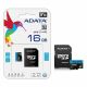 ADATA Micro SD 16GB AUSDH16GUICL10-RA1 - 0703671