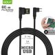 GOLF Kabl Micro USB, ugaoni, GC-48M, 1m, crna - 00G98