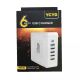 USB punjač 5xUSB + 1x Type C port KT-USBP-060 - 11-423