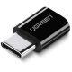 UGREEN USB Adapter Micro USB na Type C, US157, crna - 30391