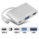 VELTEH USB Tip C na VGA + USB 3.0 adapter 3.1 UVA-23 - 54-711