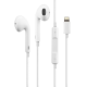 Slusalice EL01 za iPhone lightning bele - 96380-1