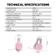 Slušalice Gaming Fantech HQ53 Flash Sakura - G218219