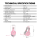 Slusalice Gaming Fantech HQ53 Flash Sakura - 218219