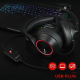 Slusalice Gaming Nubwo N11U LED USB crno crvene - 204032