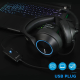Slusalice Gaming Nubwo N11U LED USB crno plave - 204031