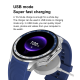 Smart Watch DT watch X srebrni  (kozna+silikonska narukvica) - 216180-1