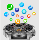 Smart Watch DT4 crni  (silikonska narukvica) - 216179-1