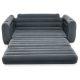 INTEX Sofa na naduvavanje 2u1, siva - 75176