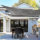 MODERNHOME Solarno kvadtratno jedro za hlad 5x5m, siva - 19196G GRAY