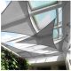 MODERNHOME Solarno trouglasto jedro za hlad 5x5x5m, siva - 19192G GRAY