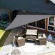 MODERNHOME Solarno trouglasto jedro za hlad 5x5x5m, siva - 19192G GRAY