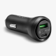 Spigen Steadiboost F31QC 2-Port Car Charger PD27W/QC3.0 crni - 000CP25597
