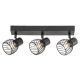 Rabalux Spot rasveta Aberama E14 3X MAX 10W crna (73003) - 73003