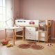 Kombinovani krevet KINDER HOME CHERRY sa radnim stolom, komodom, garderoberom i ramom za dušek - EP3228534