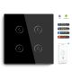 EXESHOP Wi-Fi pametni prekidač 4G TUYA Crni (WIFI TOUCH SWITCH) - SS020