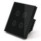 EXESHOP Wi-Fi pametni prekidač 4G TUYA Crni (WIFI TOUCH SWITCH) - SS020