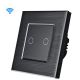 EXESHOP 2G Wi-Fi pametni prekidači AL Crni (WIFI TOUCH SWITCH) - SS025