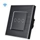 EXESHOP 3G Wi-Fi pametni prekidači AL Crni (WIFI TOUCH SWITCH) - SS028