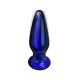 Stakleni analni dildo sa vibracijom Shining Vibrating Glass Plug - 10216-1