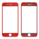 Staklo+ okvir iPhone 7 crveno ORG - 020887