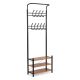 MODERNHOME Stalak za cipele i jakne sa policama - GH-202 BLACK