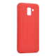 Maska za Samsung J6/ J600F (2018) EU Star Silicon crvena - 028523