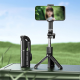 Stativ Tripod Wireless + Selfie Stick REMAX P16 0.8m crni - 620558