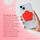 Stiker za mobilni telefon Magnetic Flower crveni - 220888