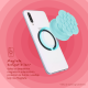 Stiker za mobilni telefon Magnetic Heart svetlo plavi - 220894
